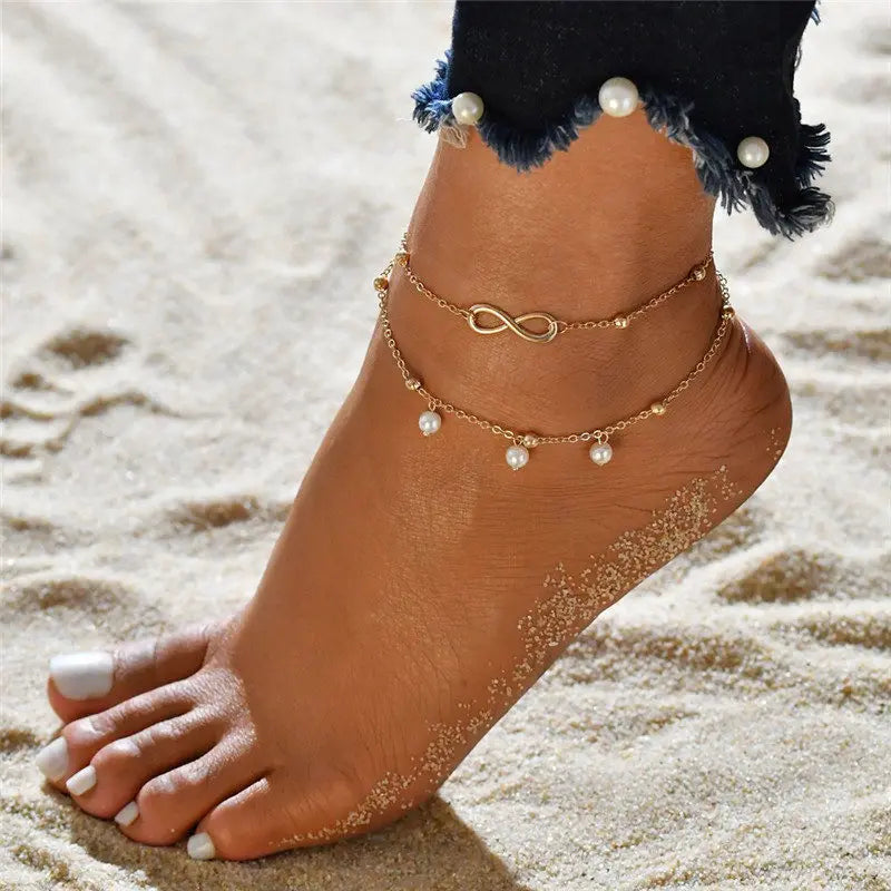 Bohemian Beads Ankle Bracelet