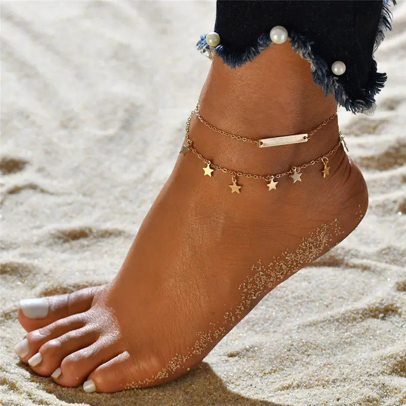 Bohemian Beads Ankle Bracelet