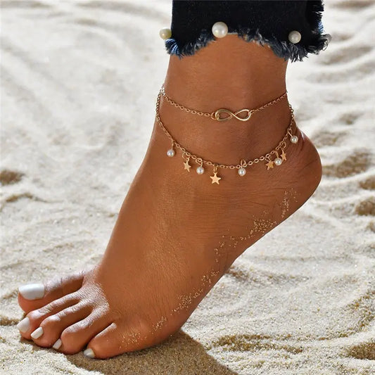 Bohemian Beads Ankle Bracelet