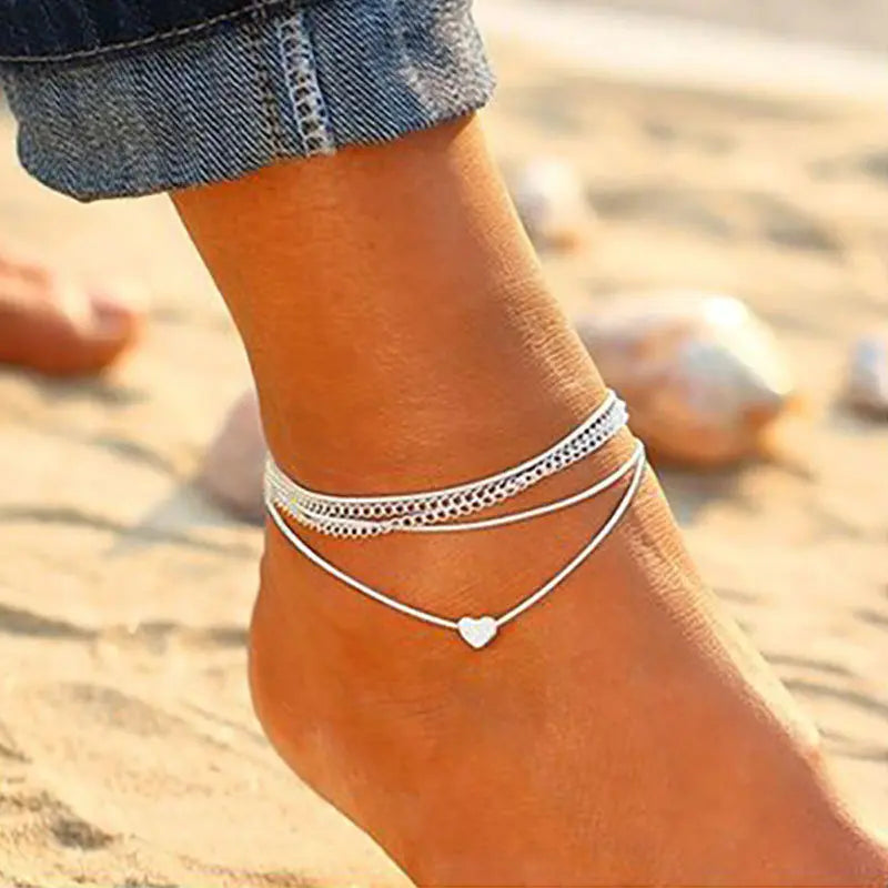 Bohemian Beads Ankle Bracelet