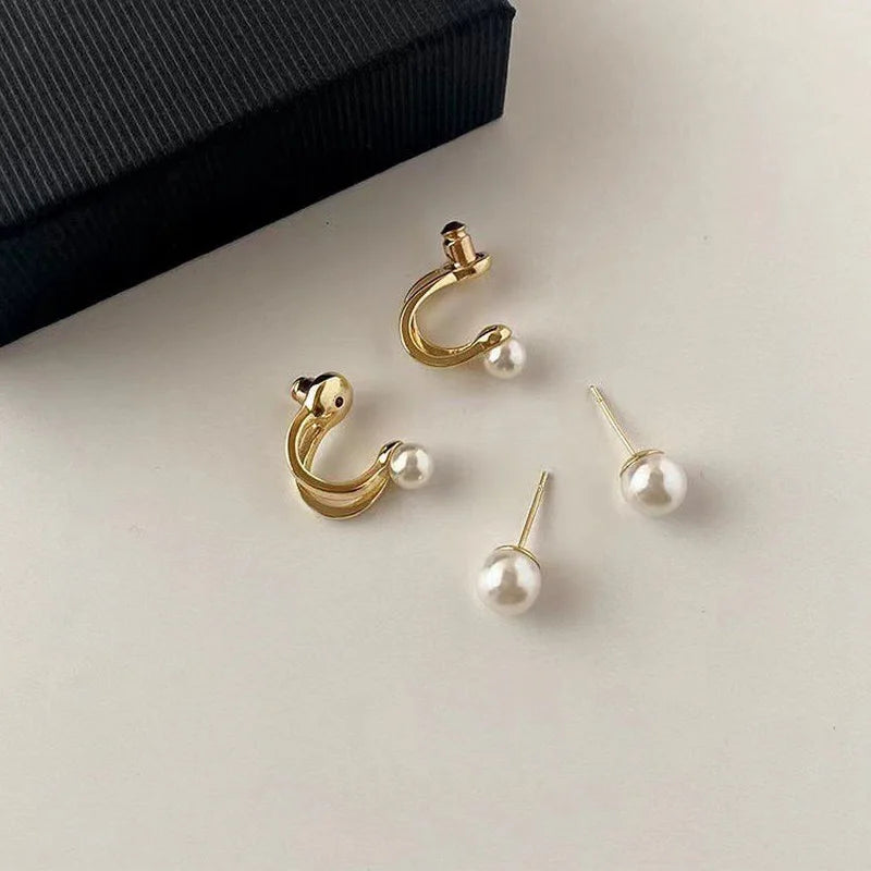 Pearl Stud Earrings