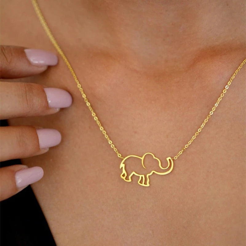 Stainless Steel  Elephant Pendant