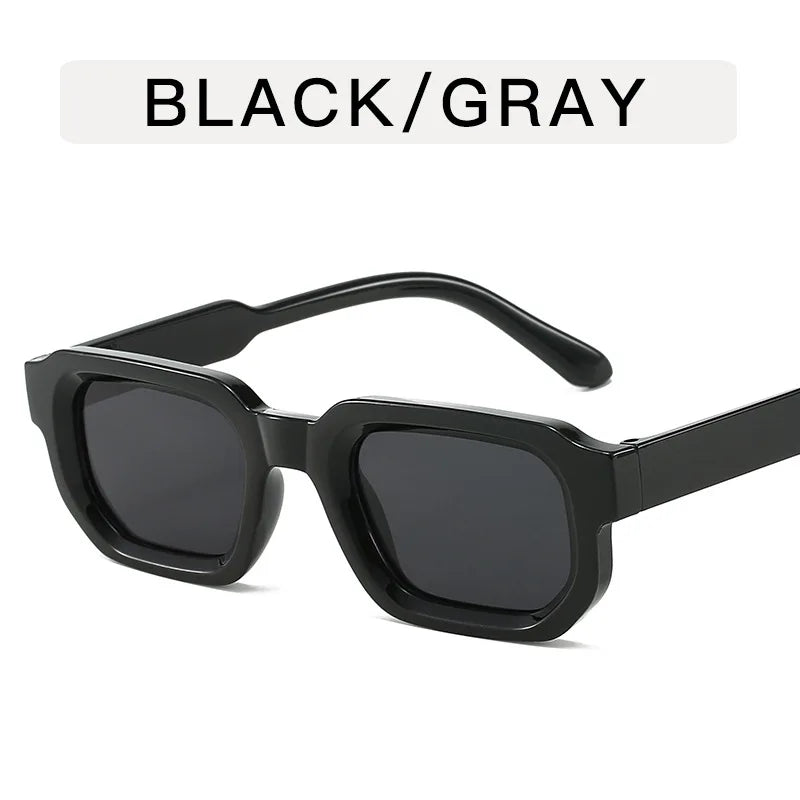 Vintage Men Rectangle Frame Sunglasses