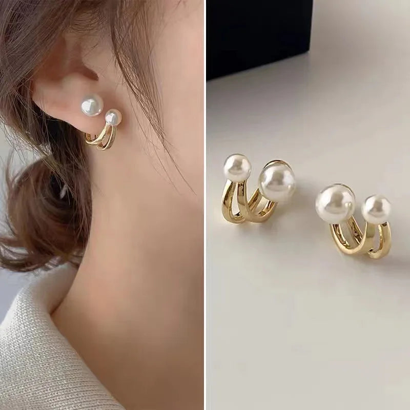 Pearl Stud Earrings