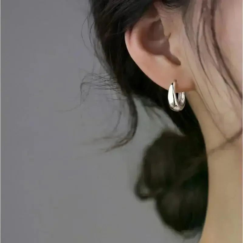 Metal Drop Earrings