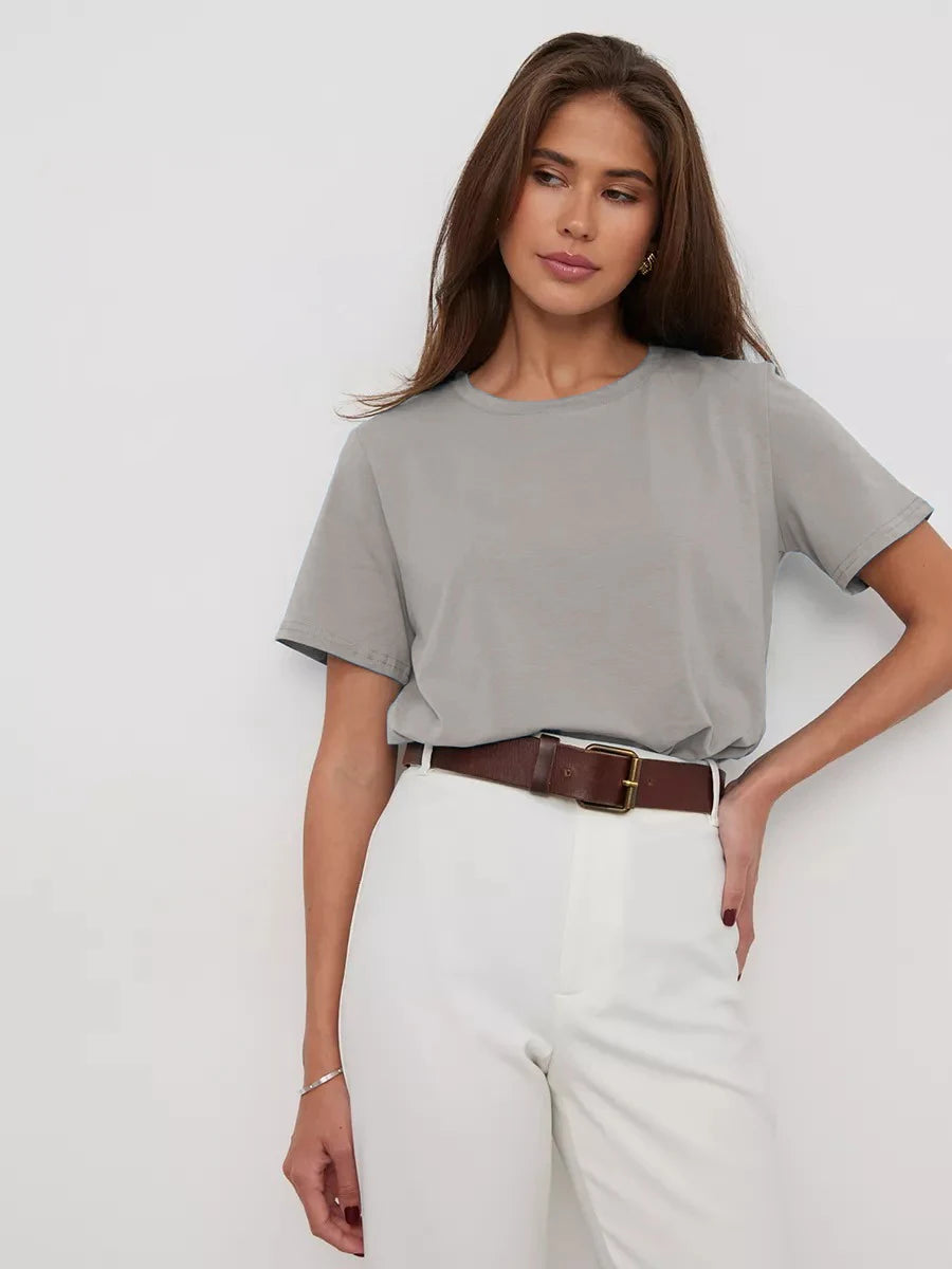 Short Sleeve Loose Tops Shirts