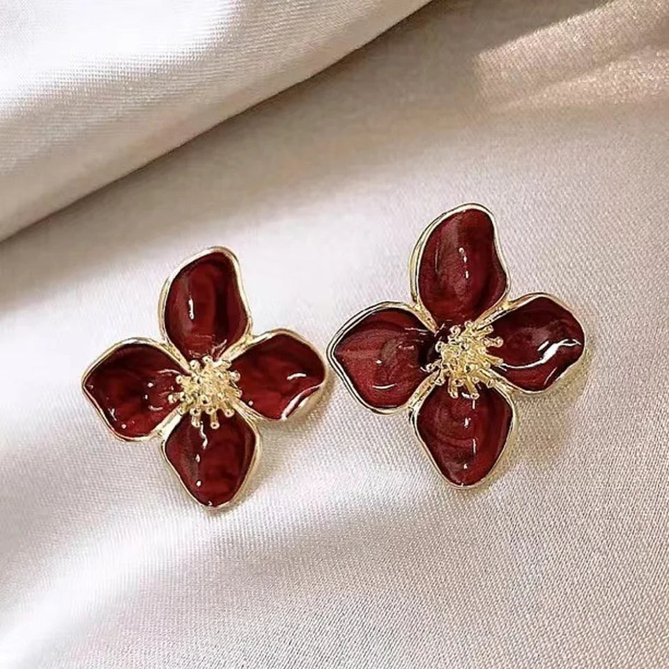 Sweet Flower Stud Earrings