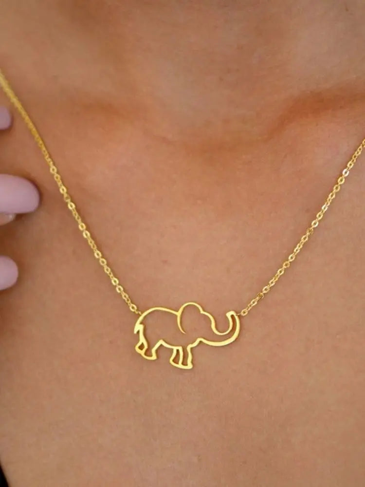 Stainless Steel  Elephant Pendant