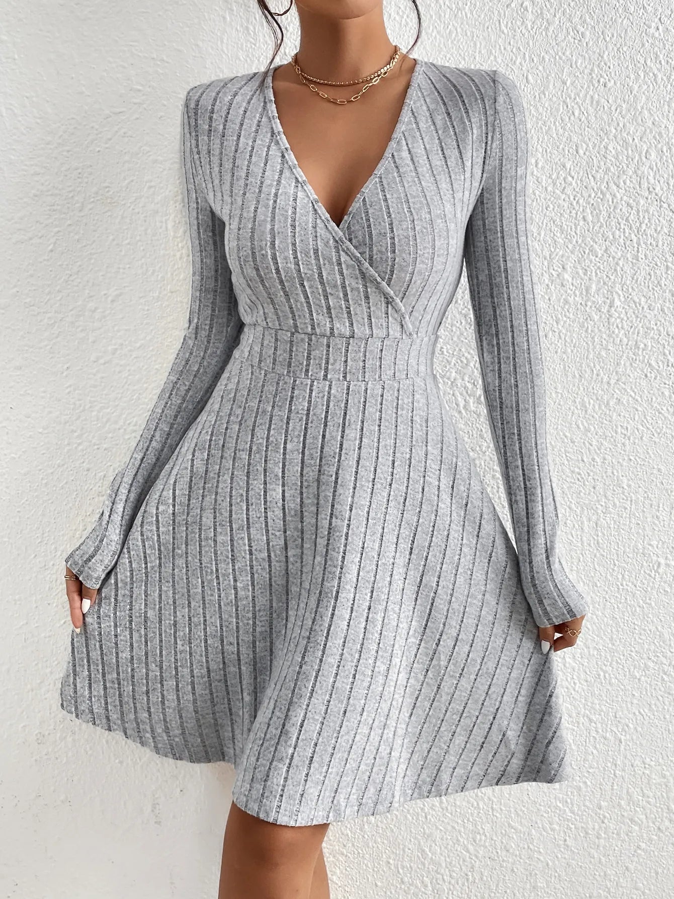 Casual Midi Sweater Dress