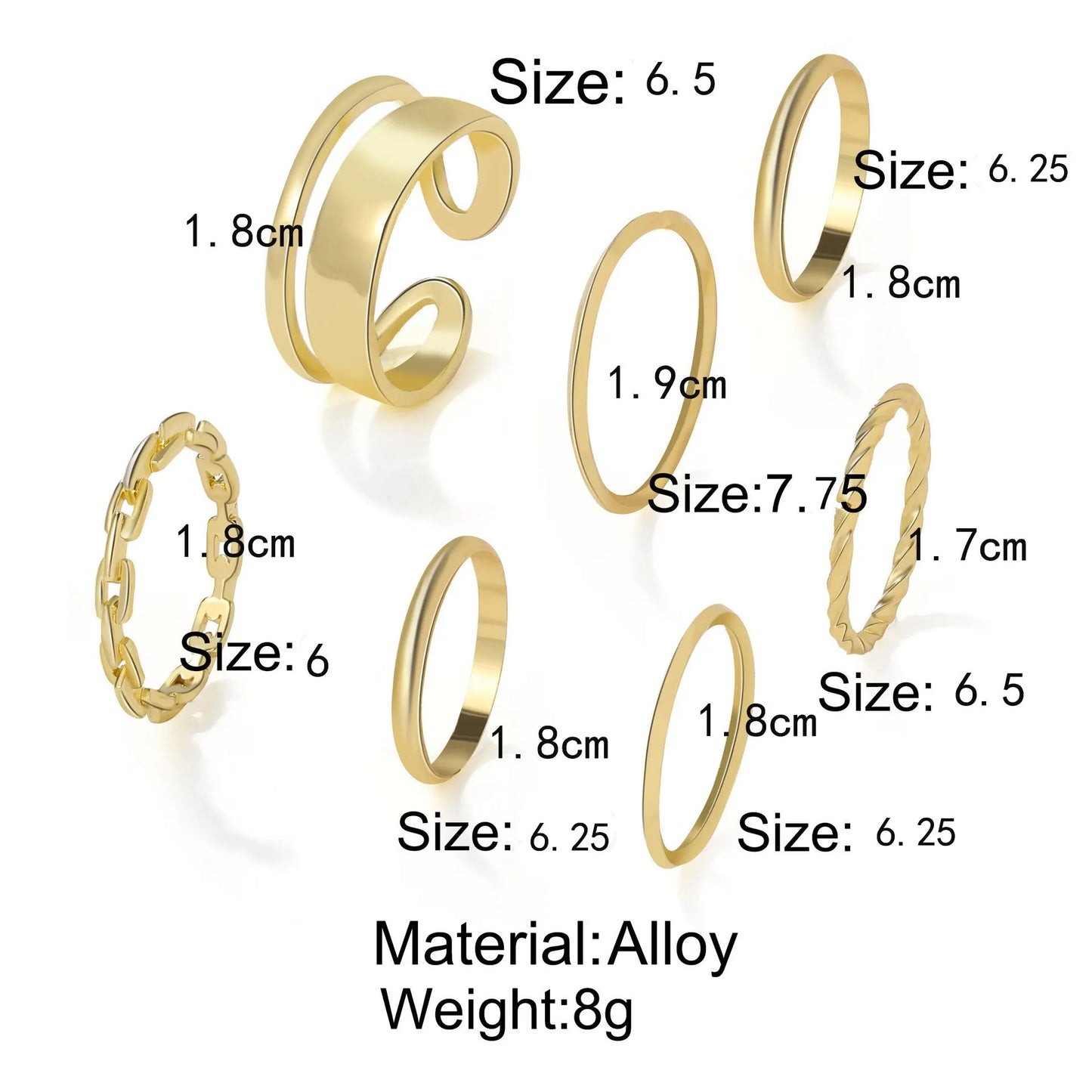 Alloy Metal Joint Ring