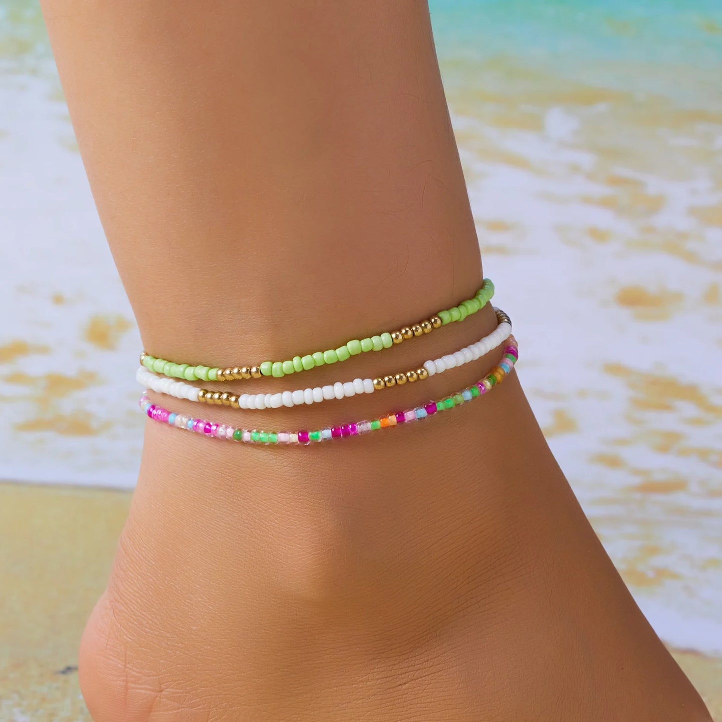 Rice Bead Anklet