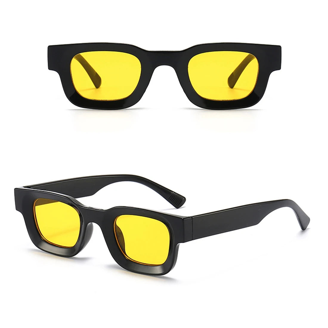 Retro Punk Rectangle Sunglasses