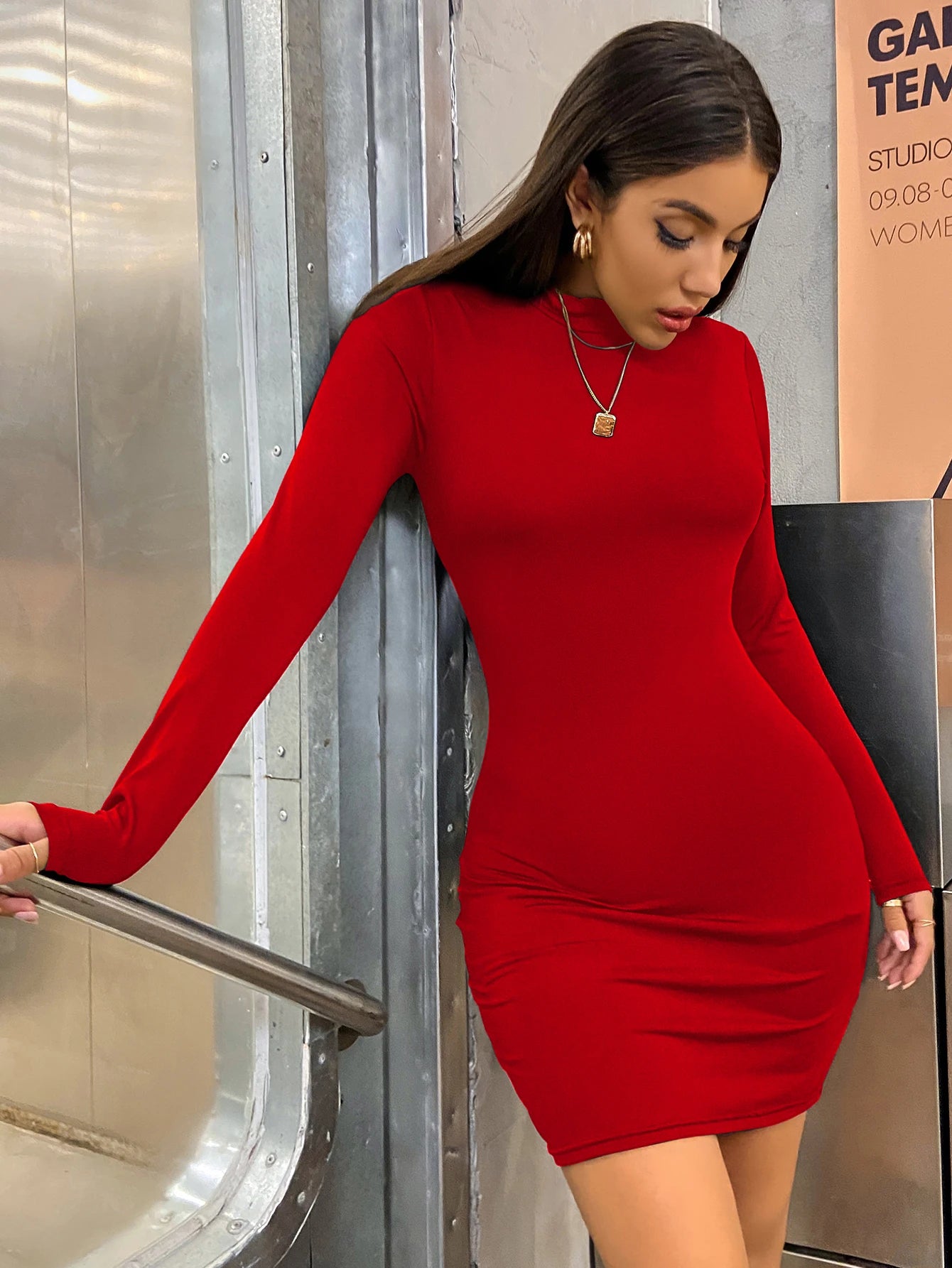 Long Sleeve Slim Bodycon