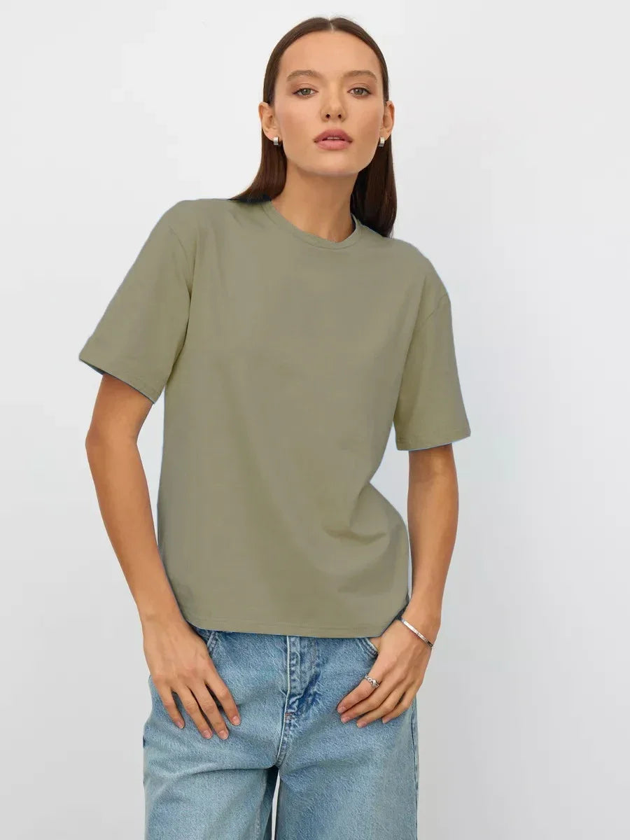 Short Sleeve Loose Tops Shirts