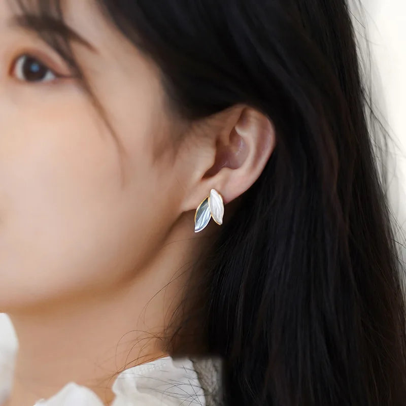 Sweet Leaf Stud Earrings