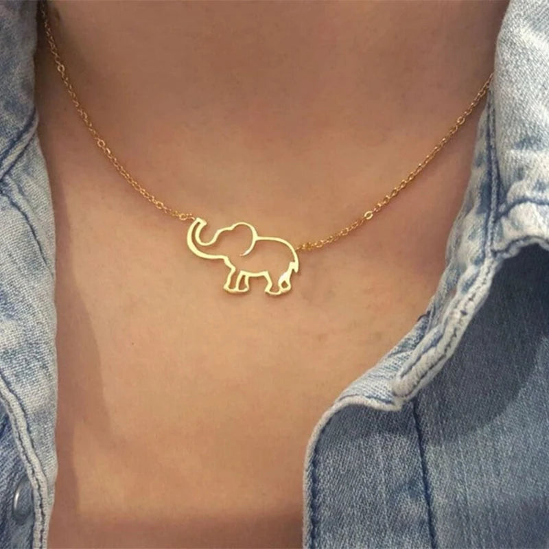 Stainless Steel  Elephant Pendant