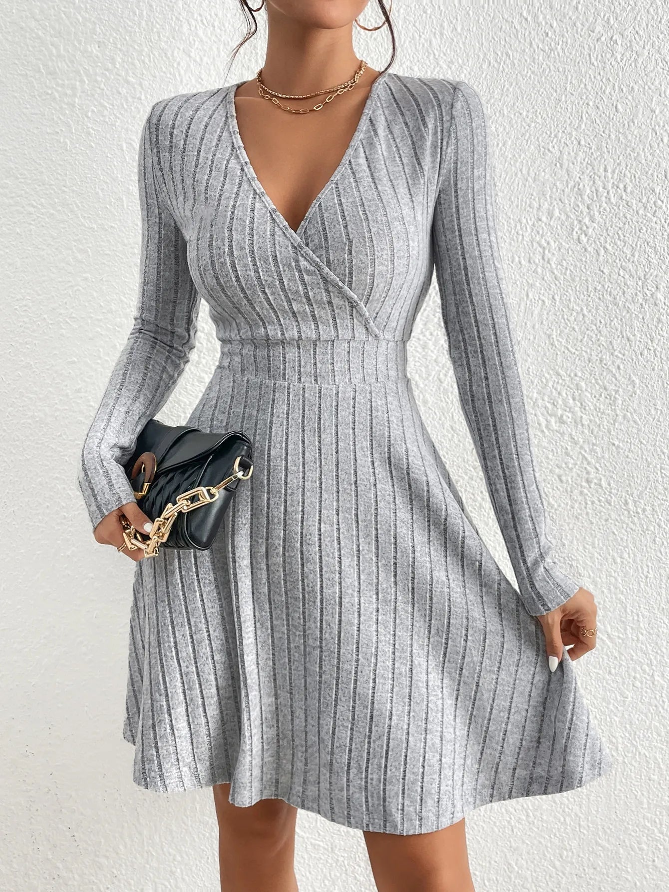 Casual Midi Sweater Dress