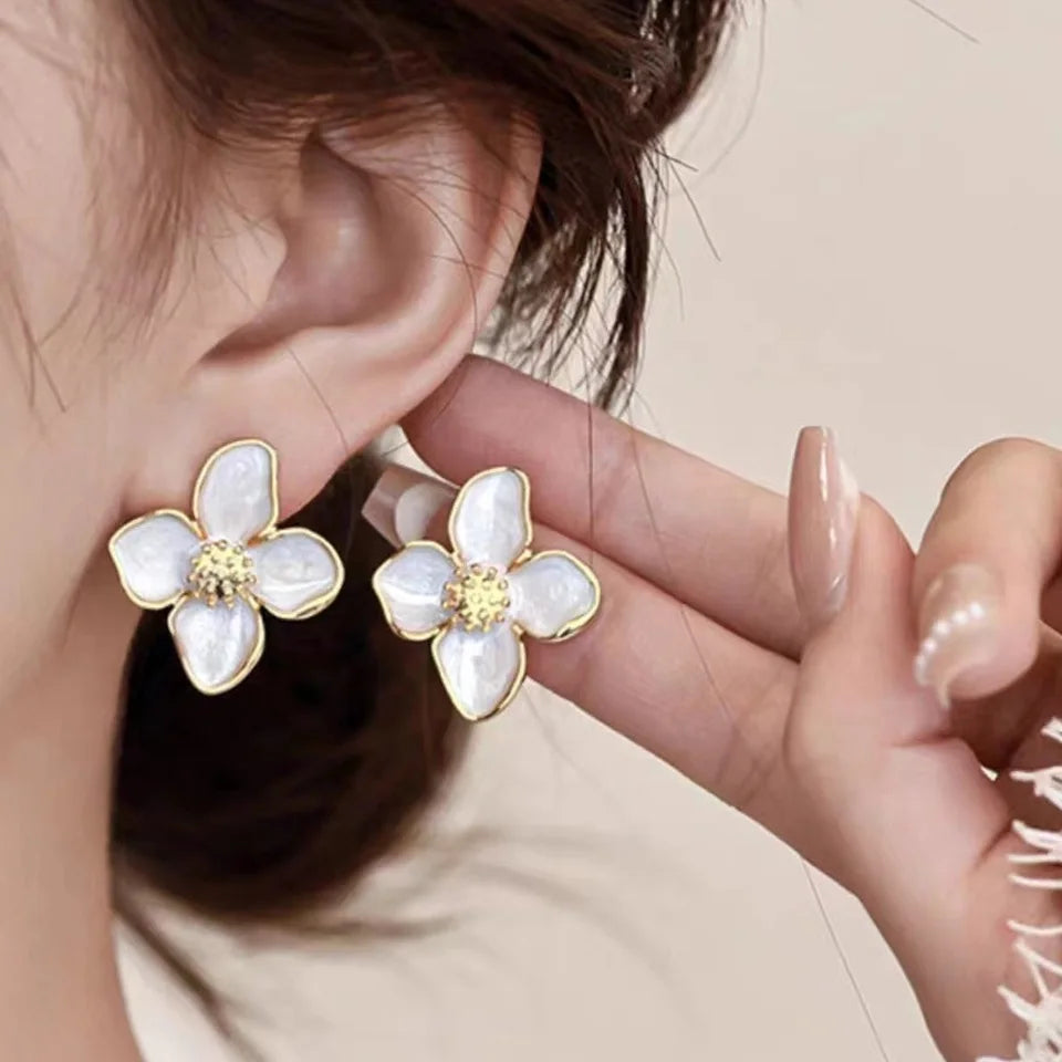 Sweet Flower Stud Earrings