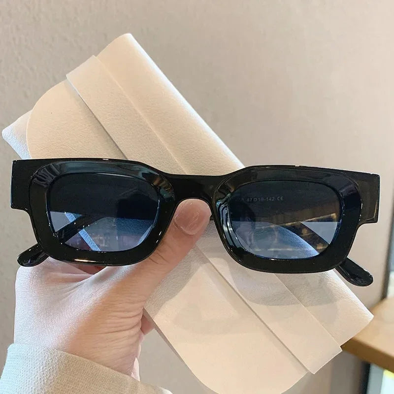 Retro Punk Rectangle Sunglasses