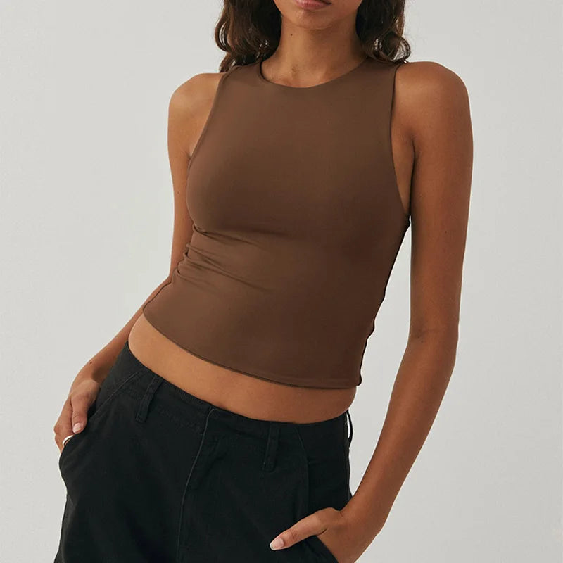 Round Neck Racerback Top