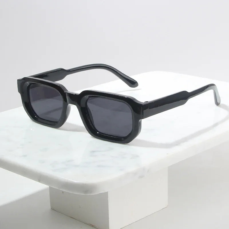 Vintage Men Rectangle Frame Sunglasses