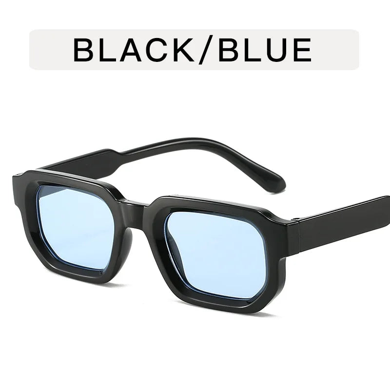 Vintage Men Rectangle Frame Sunglasses