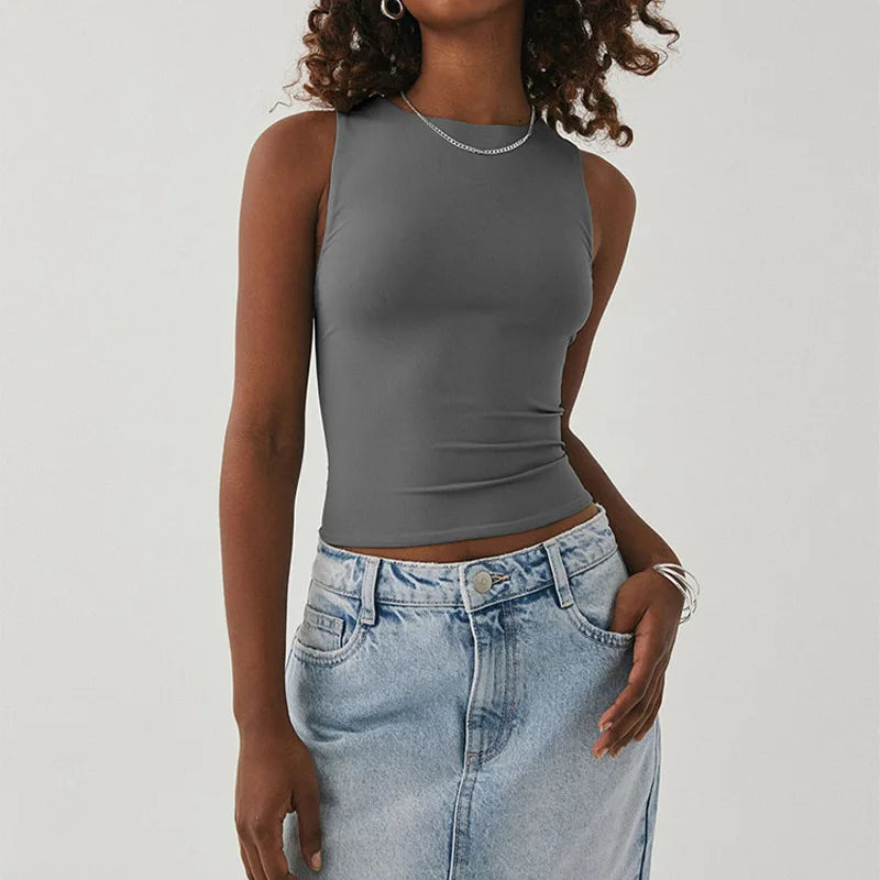 Round Neck Racerback Top