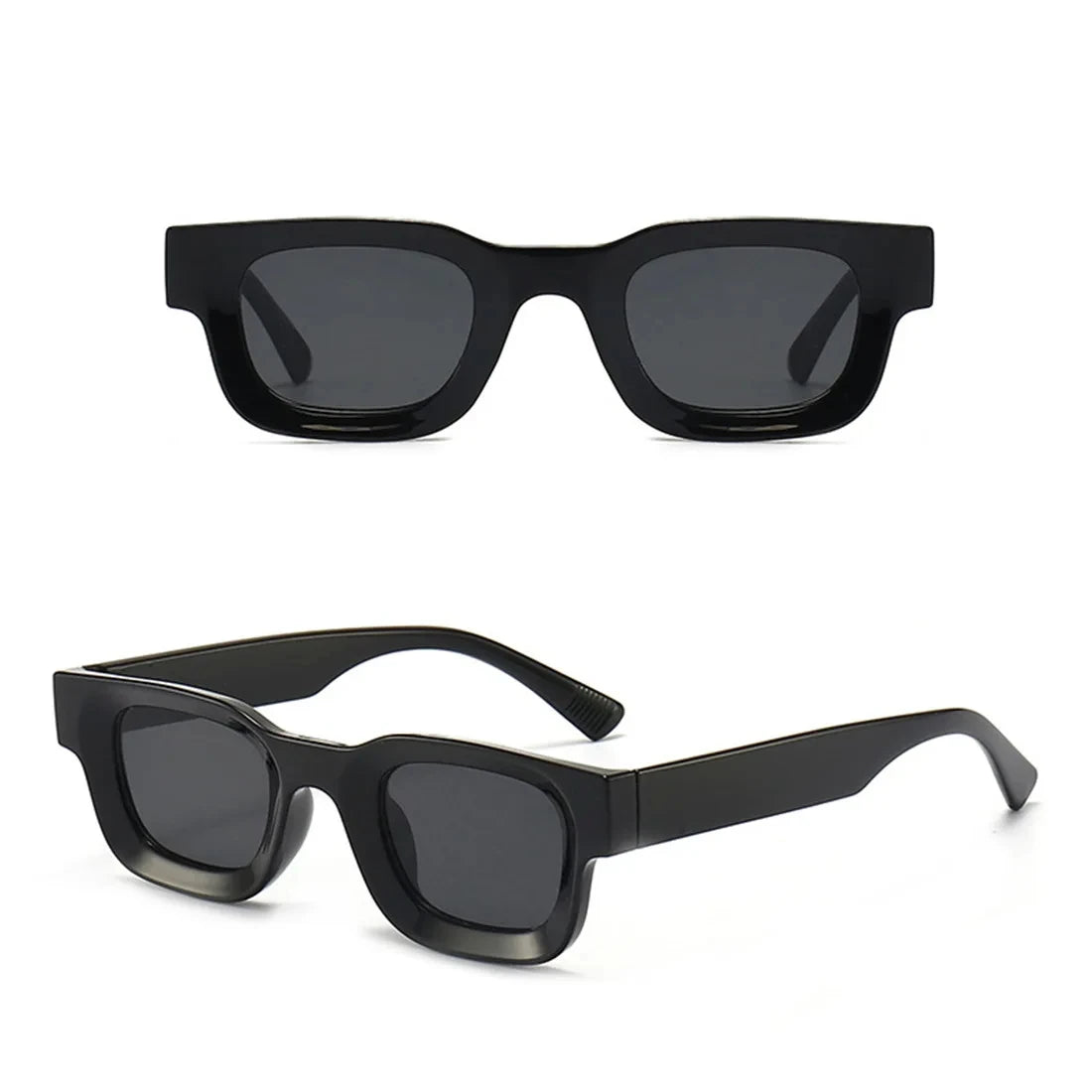 Retro Punk Rectangle Sunglasses